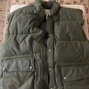 McAlister Wax Vest XL with goosedown insulation